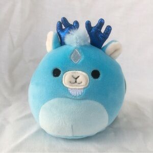 Xam the Blue Kirin Squishmallow clip 3.5” NWT